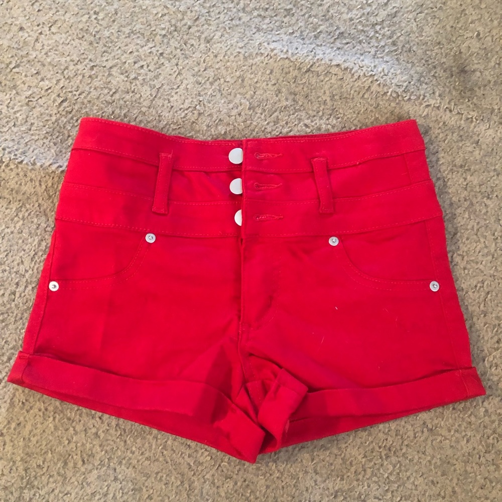 Size 2 red shorts